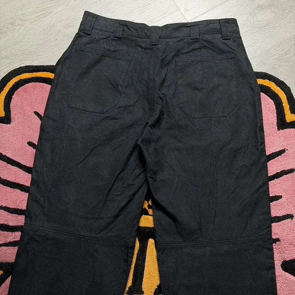 Phipps Double Knee Casual Chino Pants Size 34 Black